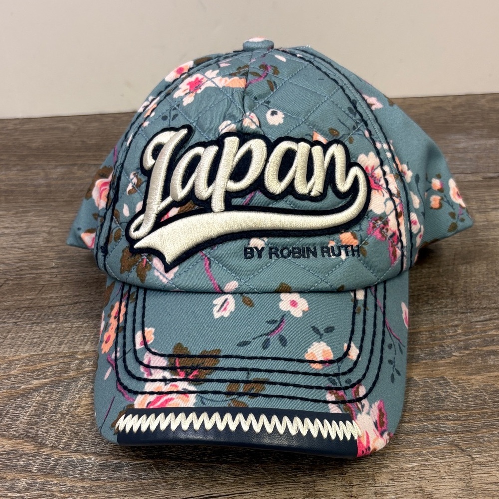 Robin Ruth Japan Baseball Cap Floral Print Adjustable Hat